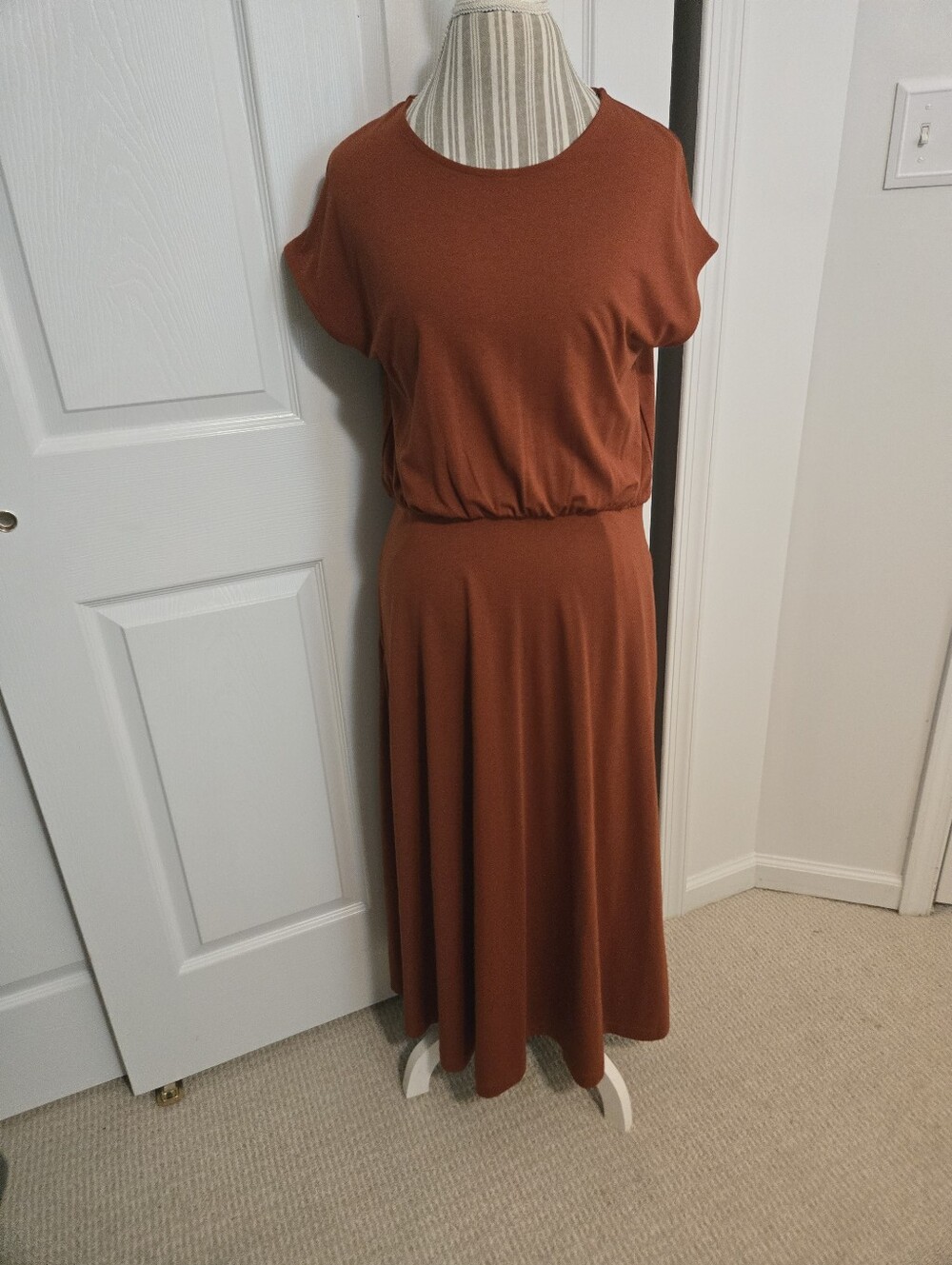Banana Republic Rust Maxi Dress